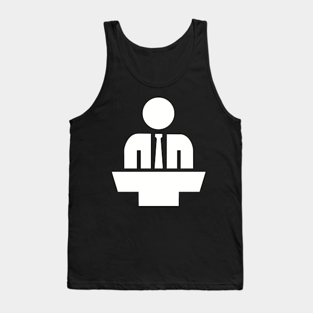 Politician Tank Top by Designzz